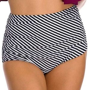 NWOT High Waist Swim Bottoms